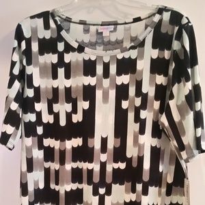 NWT LuLaRoe Gigi (Black/Cream/Mint Green)